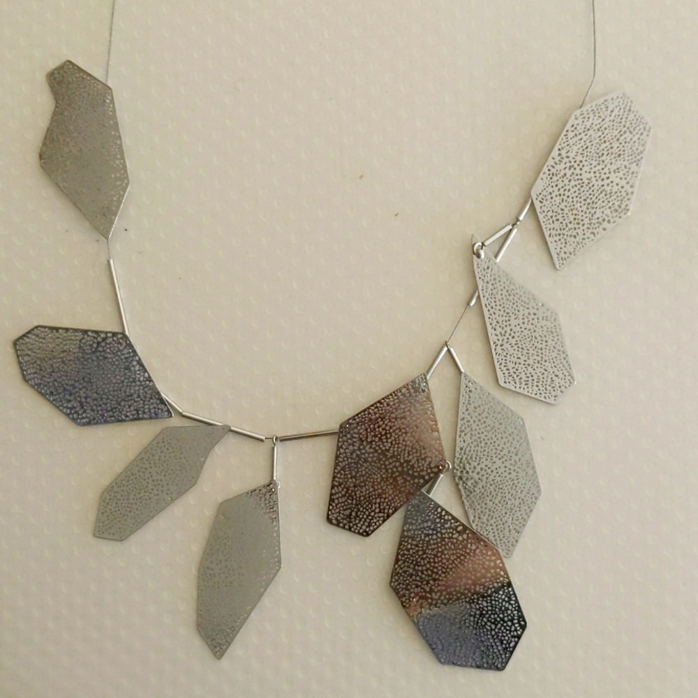 COS leaf necklace